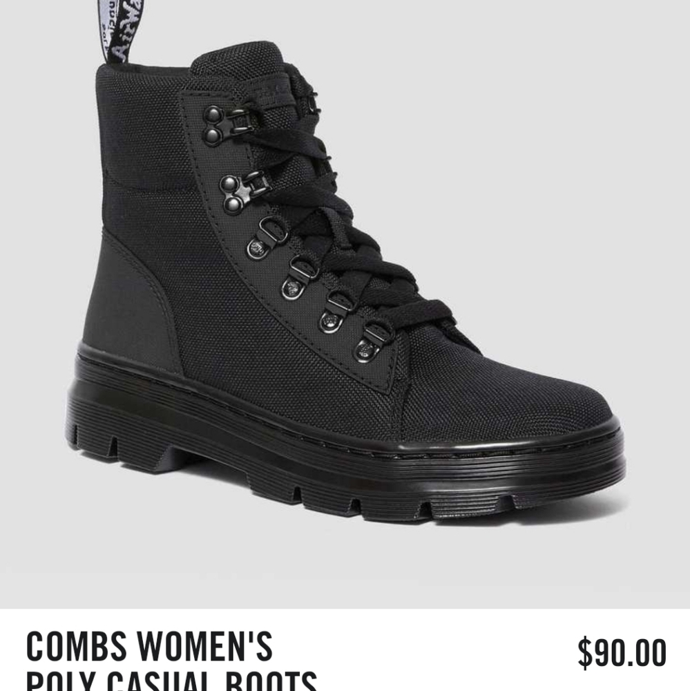 COPY - Dr Martens combs black size 5